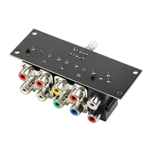 Placa de conmutación de señal de Audio, interruptor rotativo de doble canal, 4 canales, fuente de audio, entrada de señal de seat RAC Lotus