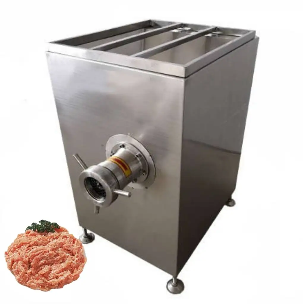 Picadora de carne de acero inoxidable, picadora de carne Industrial/eléctrica, picadora profesional de carne congelada con Ce