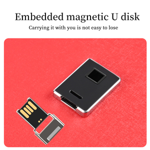指纹储物盒便携式文件文件安全盒锁盒保险箱 - Product Image 3