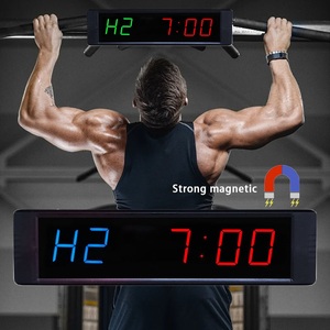 Eingebauter Akku Wiederauf ladbarer 1-Zoll-Digital-Countdown-Takt Magnetischer LED-Intervall-Timer für Fitness-Workouts im Fitness studio - Product Image 6