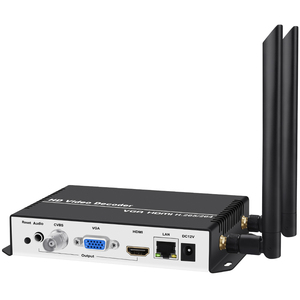 Decodificador inalámbrico IP a HDMI, decodificador con entrada IPTV 4K, RTMP, RTP, UDP