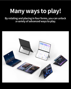 15.6 Inch 1080P Portable <strong>Monitor</strong> Folding <strong>LCD</strong> Screen Triple <strong>Display</strong> Dual Type-c Cable <strong>Monitor</strong> No Driver Installation Needed - Product Image 5