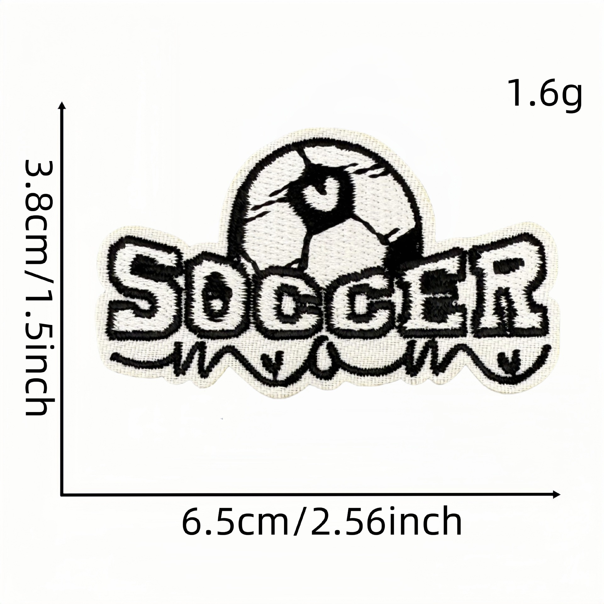 Autocollant en tissu de football de dessin animé 21