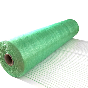 HDPE Plastic <strong>Round</strong> Roll Stretch Wrap Film PE <strong>Net</strong> for Silage Grass Bale Silage Packaging - Product Image 1