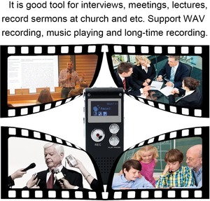 Digitaler Sprach rekorder, sprach aktivierter Rekorder MP3-Player für PC Kleine Band rekorder für Vorträge/Besprechungen/Interviews PQ138 - Product Image 5