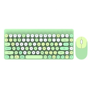 <strong>Multi</strong>-color Keycaps Gaming <strong>Keyboard</strong> Office Retro Punk Rainbow <strong>Computer</strong> Wireless <strong>Mouse</strong> and <strong>Keyboard</strong> Combos for Girls - Product Image 1