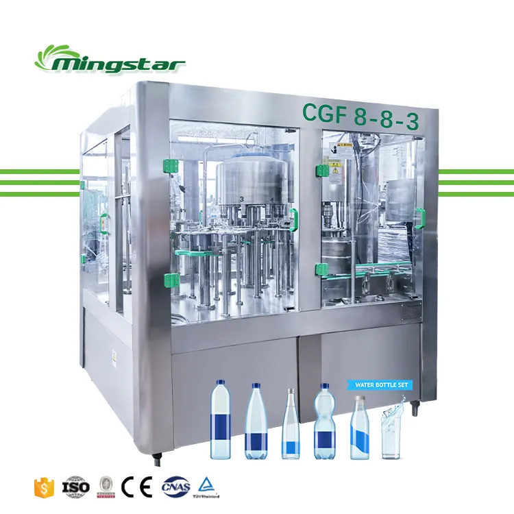 ماكينة CGF8-8-3، معدات صناعية، رخيصة الآلية للماكينات البلاستيكية المعدنية، ماكينة ملء صغيرة