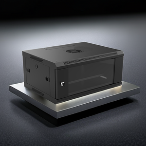 Chất lượng cao 4U Wall Mount <span class=keywords><strong>Network</strong></span> Rack Tủ tùy chỉnh 19-inch tiêu chuẩn sẵn sàng cho Chứng Khoán - Product Image 4