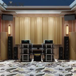 Amer Best feuerfest wasserfest günstiger Stoff Heimwerker-Akustikplatte blaue Rückseite 2400 Holztrennwand Holz-Diffusor - Product Image 6