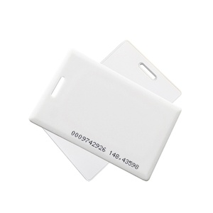 库存批发商可定制TK4100/EM4100 RFID 125KHz芯片1.8毫米RFID厚翻盖ID非接触式门禁卡 - Product Image 1