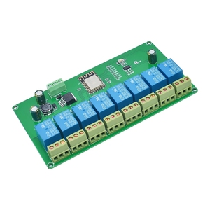 WGZX ESP8266 Drahtloses WIFI-Relais modul 8-Kanal ESP-12F Wifi-Entwicklungs platine mit AC/DC 5V/7-28V/5-80V Netzteil - Product Image 1