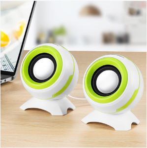 Q8-Mini altavoz portátil compacto con efectos de sonido 3D, reproductor Multimedia personalizado con cable USB para ordenador portátil - Product Image 5