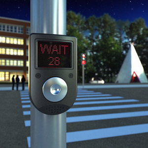 Lampu lalu lintas LED aluminium kualitas tinggi tombol tekan sinyal pejalan kaki bahan aluminium Aksesori lampu keselamatan - Product Image 6