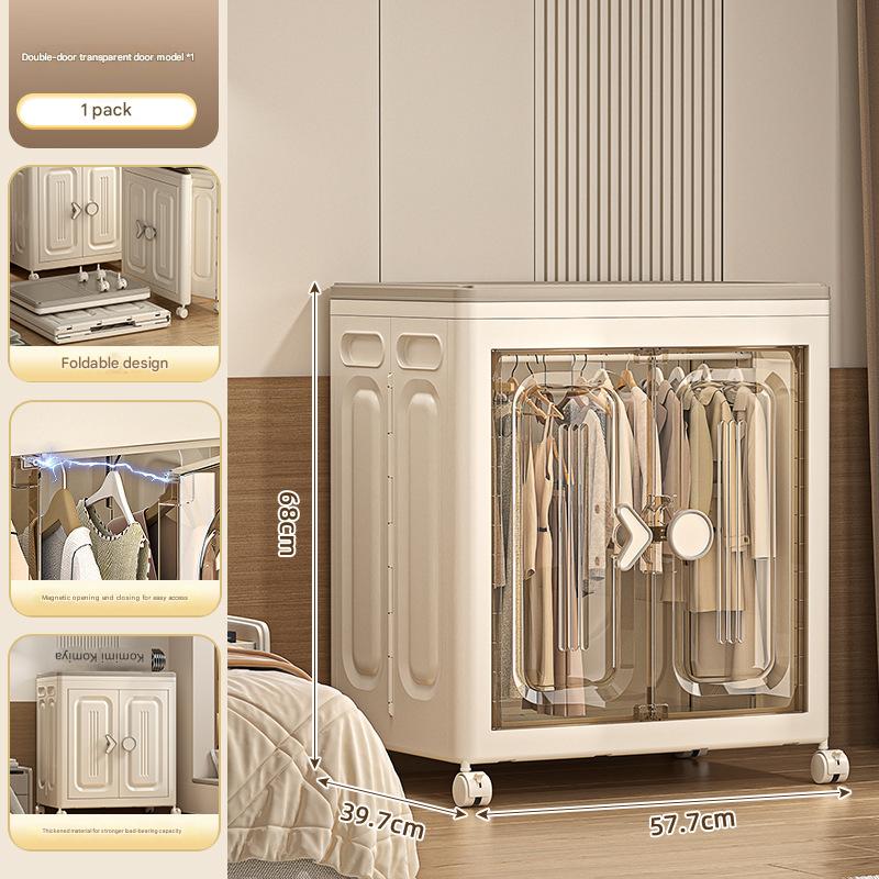 Door door door-transparent foldable with pulley