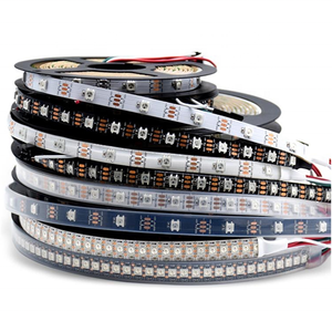 12V ws2812b แอดเดรส rgb led strip ดิจิตอล rgbic led ผลิตภัณฑ์กันน้ํา ws2811 ws2812b แถบไฟ led - Product Image 1