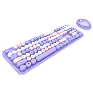 Ratón y teclado directos de fábrica Conexión USB de 2,4 GHz Ratón óptico Nuevo Original Colorido Teclado inalámbrico Ratón Combos - Product Image 2