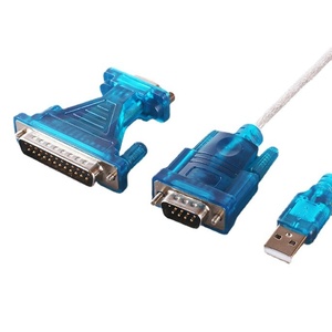 USB 232串口电缆DB9芯片九针转换器3A快速充电聚氯乙烯护套编织屏蔽RS232公连接器 - Product Image 5