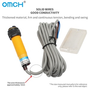 Sensores ópticos fotoeléctricos M18 serie OMCH E3F modelos de reflexión de realimentación difusa infrarroja de, 12, 12, 12, 12 - Product Image 3