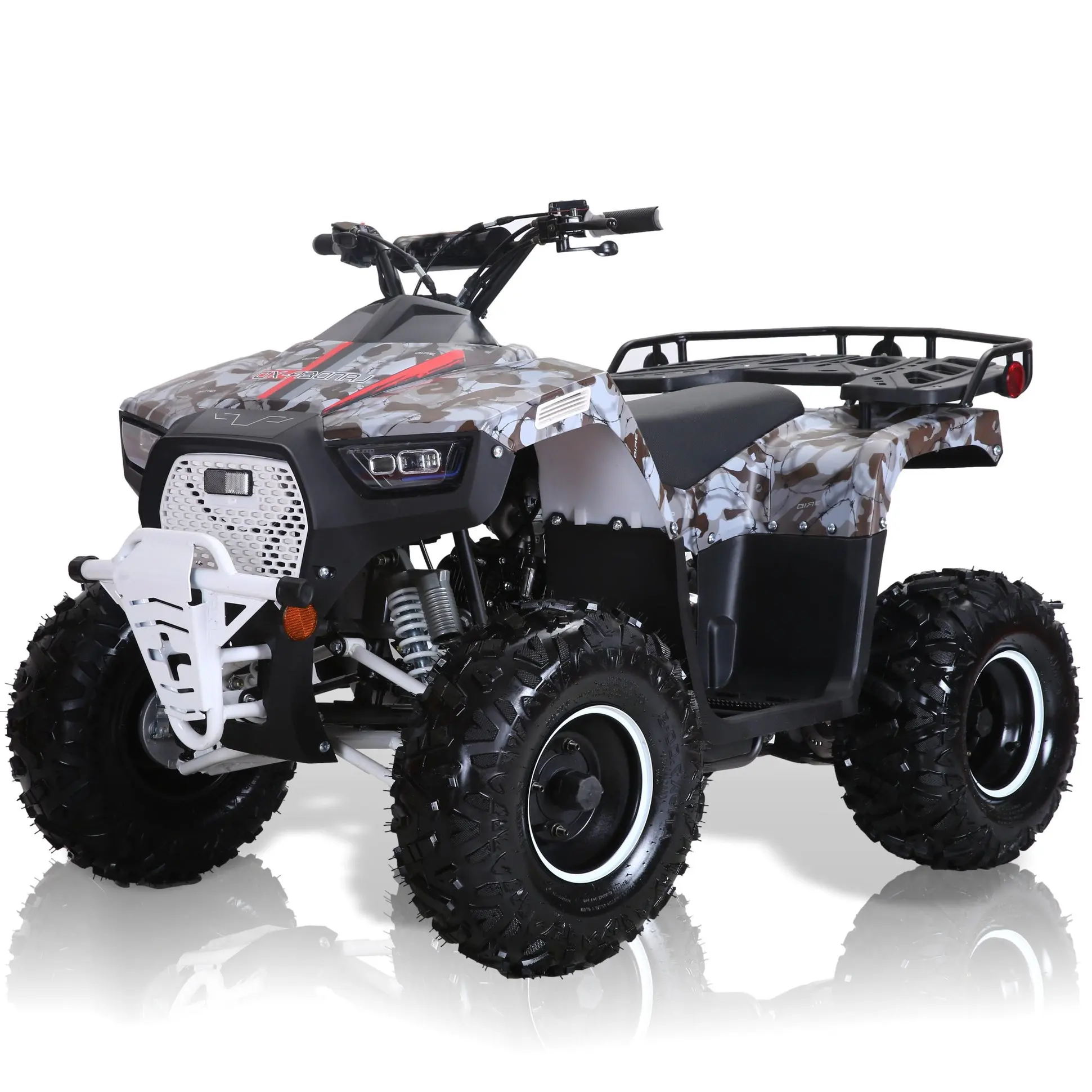 Novo design de 4 tempos automático 110cc ATV 125cc Quad ATVs para adultos