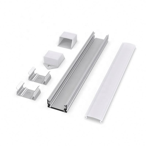 Ucuz fiyat PC difüzör şeffaf kapak 14*7mm alüminyum LED profil için LED şeritler LED kanal