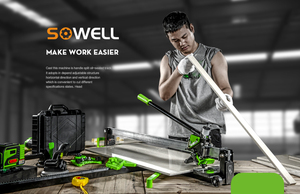 E-300 Tile <strong>Cutter</strong>,Tile Cutting Machine W/Laser Guide,Tile <strong>Cutter</strong> Hand Tool for Precision Cutting Porcelain Ceramic Floor Tiles - Product Image 5