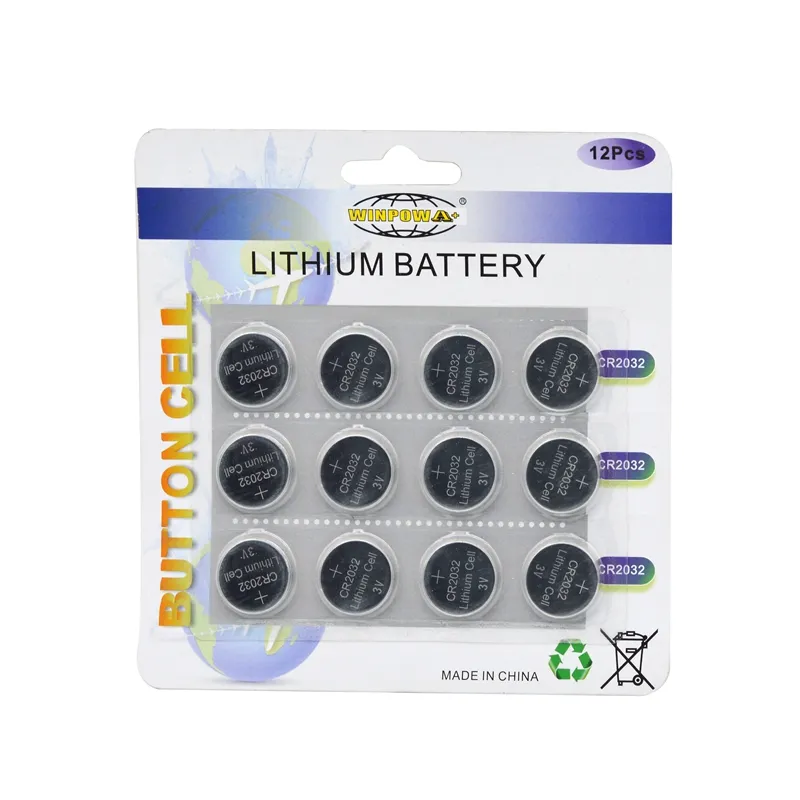 2032 baterias de relógio 3v não bateria recarregável bateria de lítio cr2032