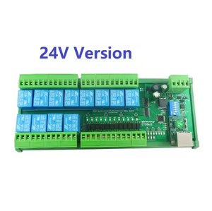 Módulo de controlador de red UART Ethernet RS485 relé TCP/IP 12CH DC 12V 24V Modbus RTU Placa de interruptor para Motor PLC PTZ - Product Image 4