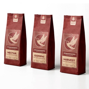 12 oz 32 oz 80 oz OEM özel fiyat ambalaj Arabica Java kavrulmuş kahve çekirdekleri kare kese buz kahve protein tozu paketi - Product Image 5