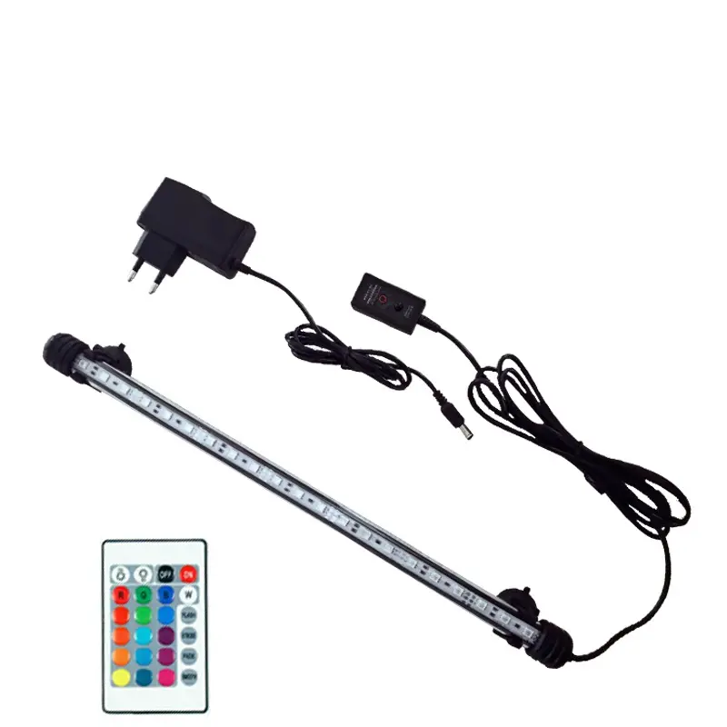 Éclairage LED décoratif imperméable pour Aquarium, barre de plongée, lumières d'aquarium en plastique pour Aquariums et accessoires