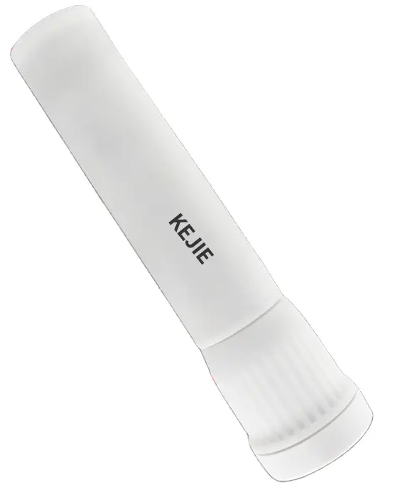 Lampe de poche Zoom matériau ABS corps couleur blanche puce LED lampes de poche rechargeables lampes de poche recherche utilisation lampe de poche