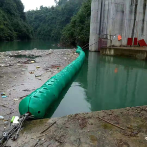 Proyecto de dragado marino en alta mar de plástico PE flotadores manguera HDPE tubo flotador advertencia línea de barrera flotante - Product Image 1