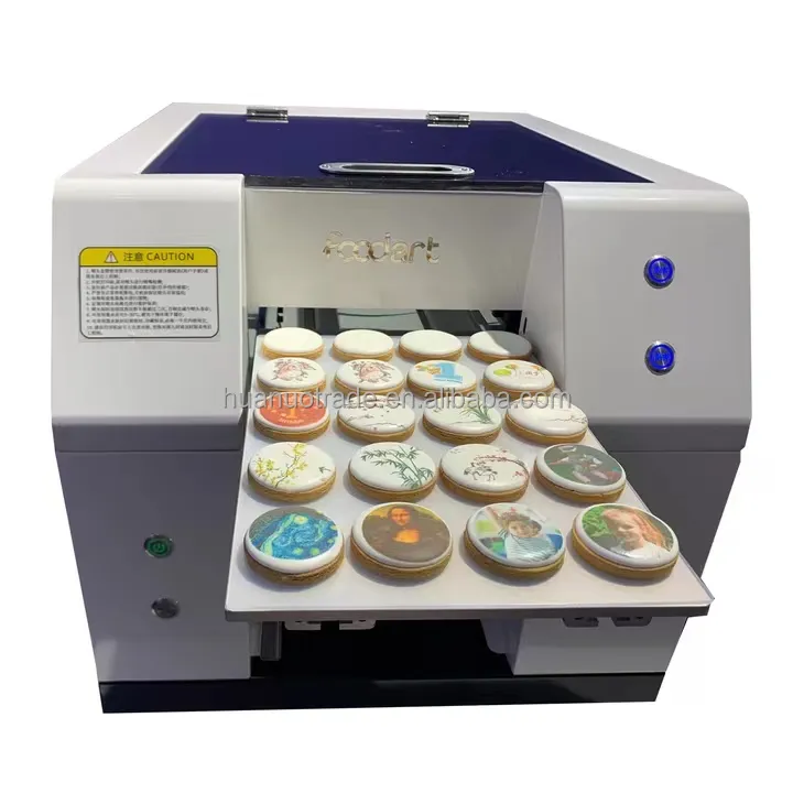 Impresora de pasteles de grado alimenticio Máquina de impresión de chocolate de pastel de tinta comestible Impresora de alimentos 3D