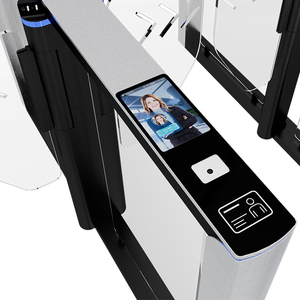 Tre diversi passaggi ambiente luce in lega di alluminio tornello a battente cancello automatico ad alta velocità controllo accessi pedonale - Product Image 6