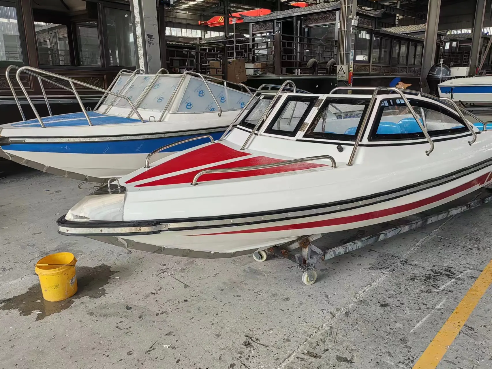 5.2 M fiberglass boat Entretenimento lanchas o barco oficial