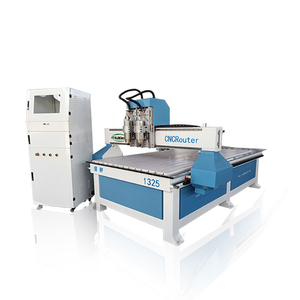 Enrutador CNC doble de cabeza múltiple 1325 4x8 pies enrutador de máquina de corte de madera cnc - Product Image 2