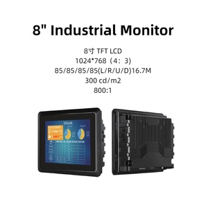 8 Inch TFT <strong>LCD</strong> Monitor 1024*768 Touch <strong>VGA</strong> HD-MI <strong>Input</strong> Industrial <strong>Display</strong> Screen Aluminum Alloy Case Industrial <strong>LCD</strong> Monitor - Product Image 2