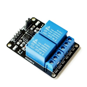 Con optoaccoppiatore 2 canali moduli relè a 2 canali pannello di controllo relè relè modulo a due vie relè PLC 5V - Product Image 1