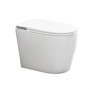 Intelligent Multi-Function Smart <strong>Toilet</strong> 58 cm Long with Small <strong>Size</strong> Remote Control &amp; S-Trap Drainage Pattern Included - Product Image 1