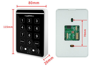 Dokunmatik klavye ile akıllı IC kart okuyucu Wiegand erişim kontrolü kart okuyucu QR kod tarayıcı - Product Image 6