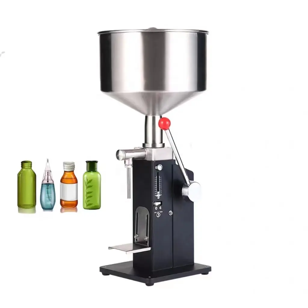 Máquina de enchimento quantitativa para bebidas e refrigerantes, molho de mel e água, pasta de tomate, 5-120ml, novidade A03