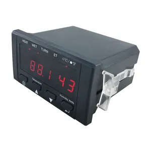 Controlador Digital de Temperatura y Humedad, Incubadora de Dos Sensores Fahrenheit y Celsius, Controlador de Temperatura de 2 Unidades