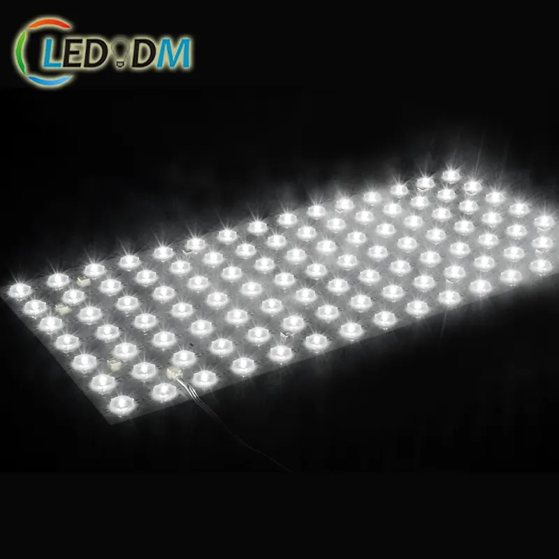 Led sheet with Lens 105leds/pcs big beam angle lenticular Panel Flexible Backlight lumi sheet led light for stone