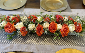 24英寸透明亚克力花瓶长方形花卉摆件餐桌长长方形花瓶 - Product Image 6