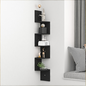 Hiện đại dễ dàng-mount nổi Kệ sách 2 3 5-Tier trong MDF và tre cho phòng ngủ và phòng khách - Product Image 2