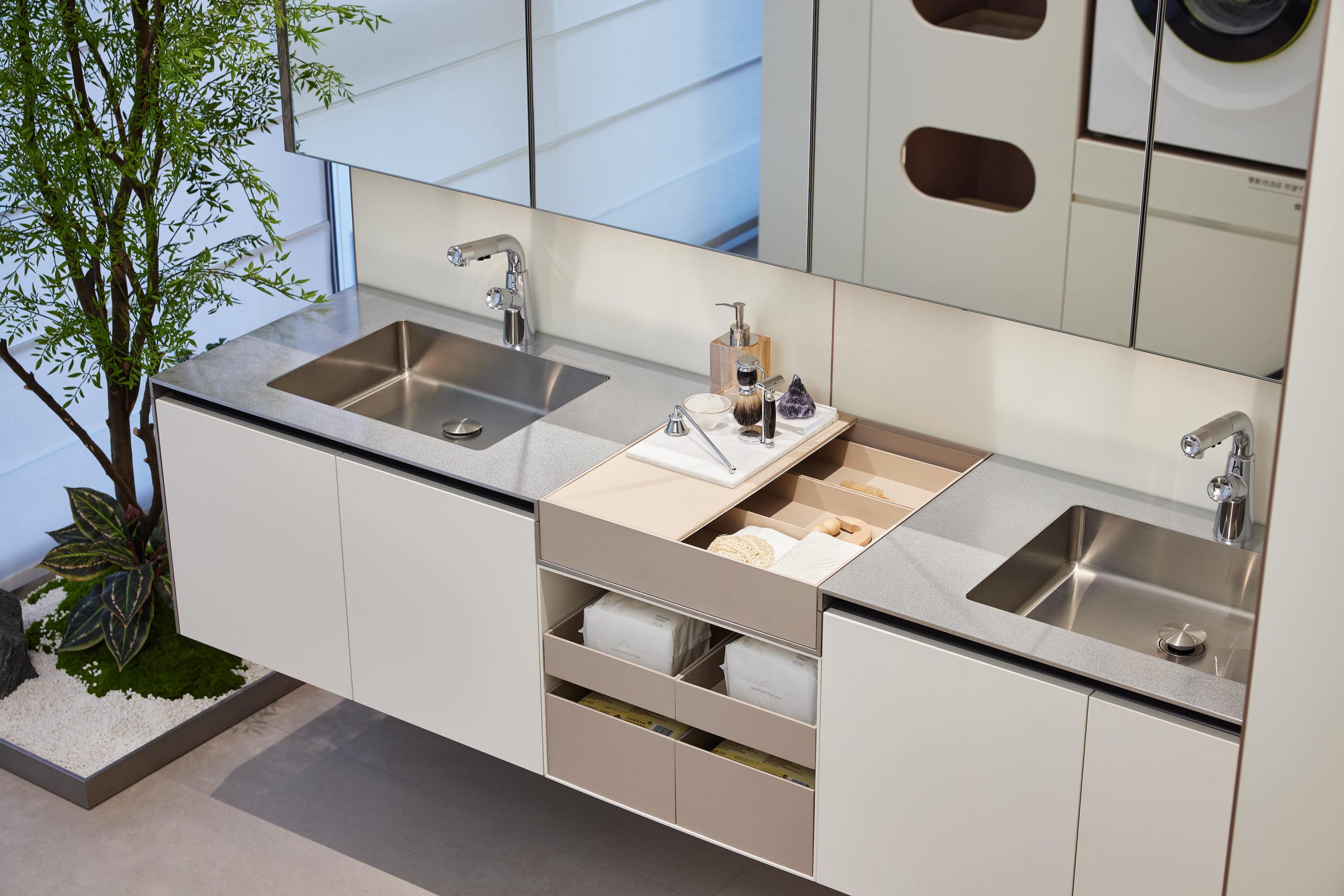stainless steel bathroom cabinet