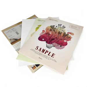 Sản xuất tùy chỉnh không thấm nước A4 giấy tập tin tài liệu Pocket Folding thư mục với Flap - Product Image 2