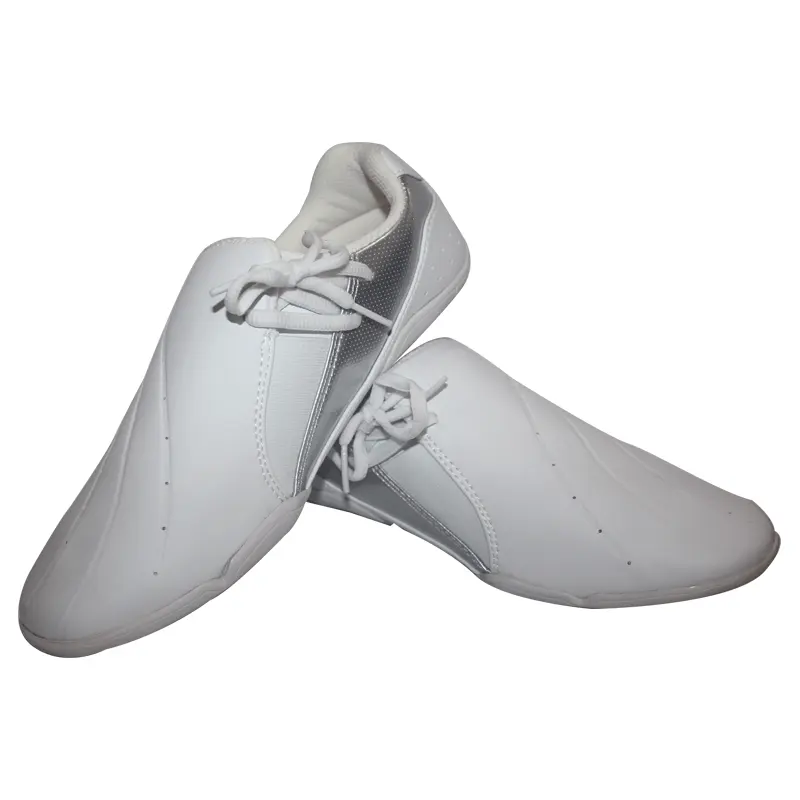 テコンドーシューズ調達祭ホット販売woosung卸売白耐久性PU安い柔道空手機器靴