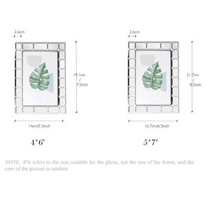 8*10时尚矩形组合图案装饰金属相框 - Product Image 3