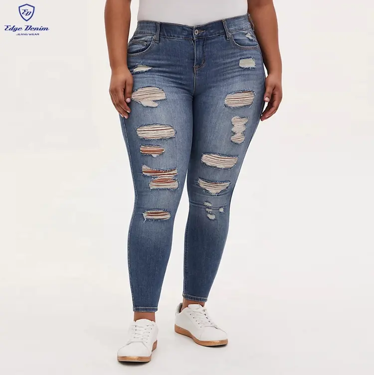 Calça jeans borda em cintura alta, plus size, feminina, stretch, eua, 4xl 5xl 6xl 7xl 8xl