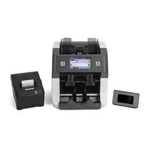 Two Pockets Cis Banknote Cash Money Value Counter Thermal Printer Currency <strong>Counting</strong> <strong>Machine</strong> Cash Bill Counter - Product Image 1